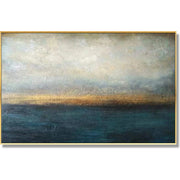 Invoice for framed Waterscape painting in size 40" x 60" for Caty