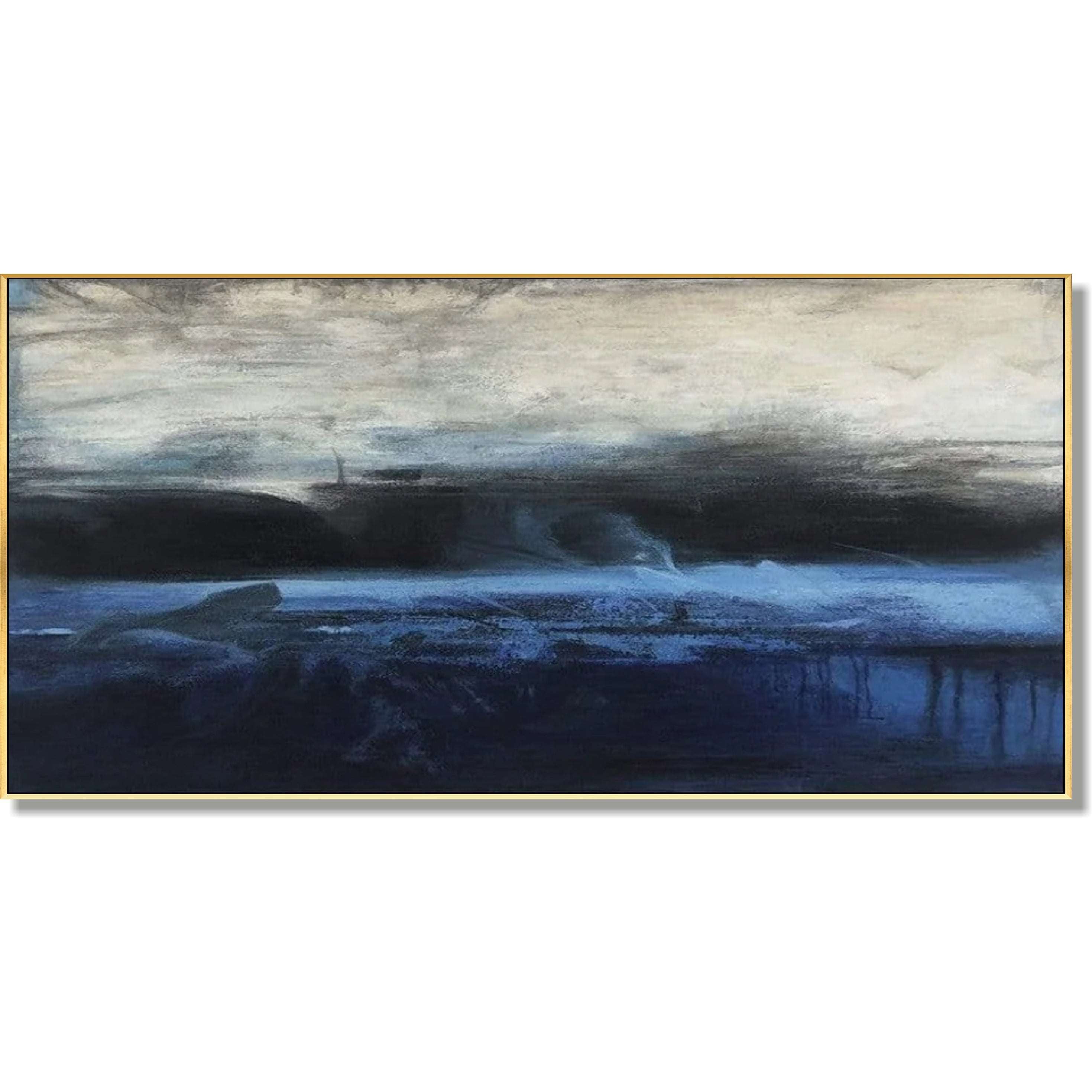 Abstract artwork landscape MORNING OCEAN