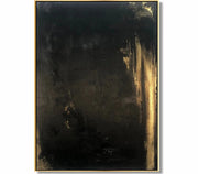 Black abstract painting DARK ROOM