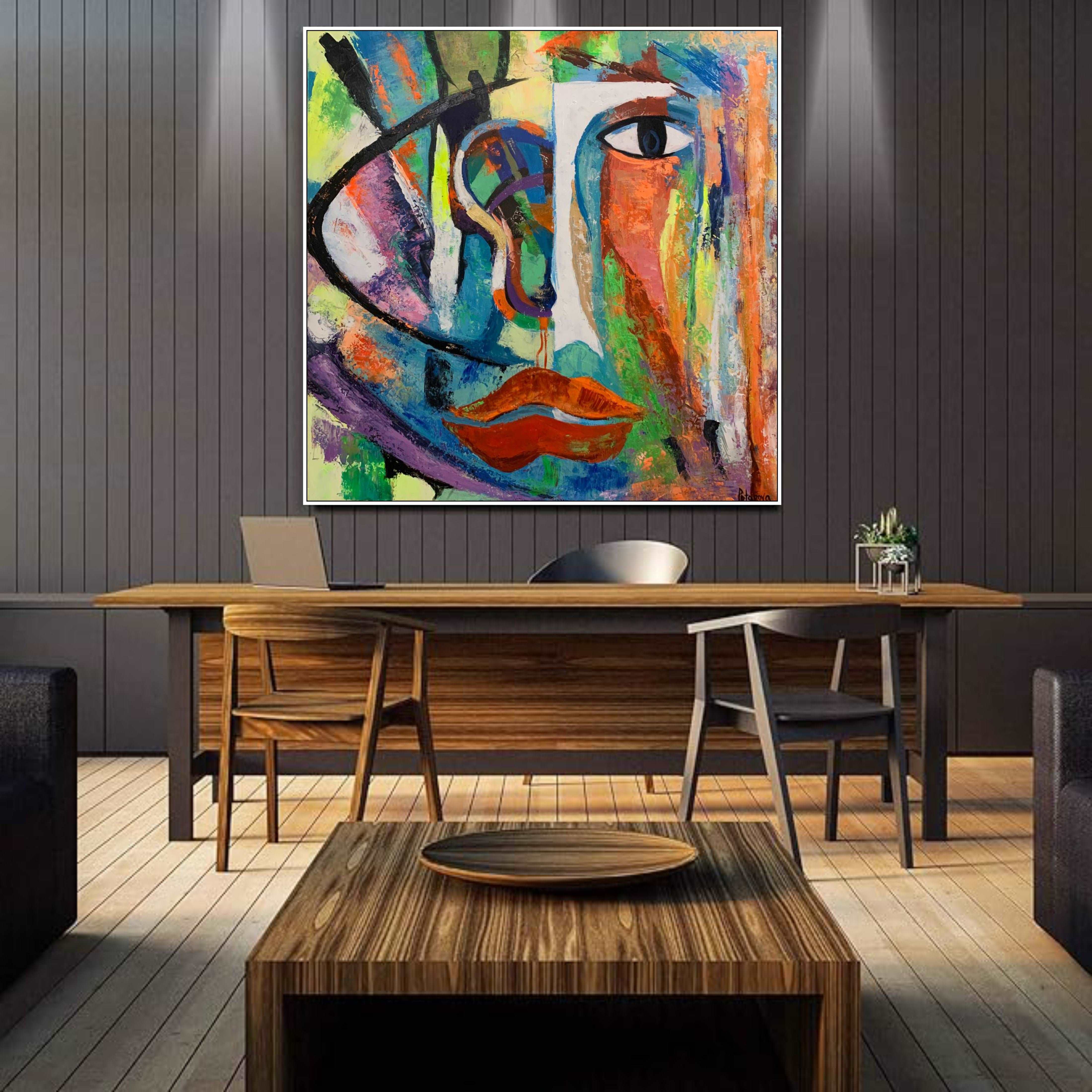 Abstract Painting On Canvas Large Wall Art Canvas Colorful Painting Lifestyle Painting Art | COLORS OF THE SOUL - Trend Gallery Art | Original Abstract Paintings