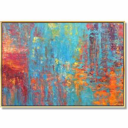 Modern abstract artwork RIOT OF COLORS