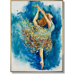 Abstract Ballet Painting BALLERINA ABIGAIL