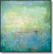 Wall art living room TURQUOISE MEADOW