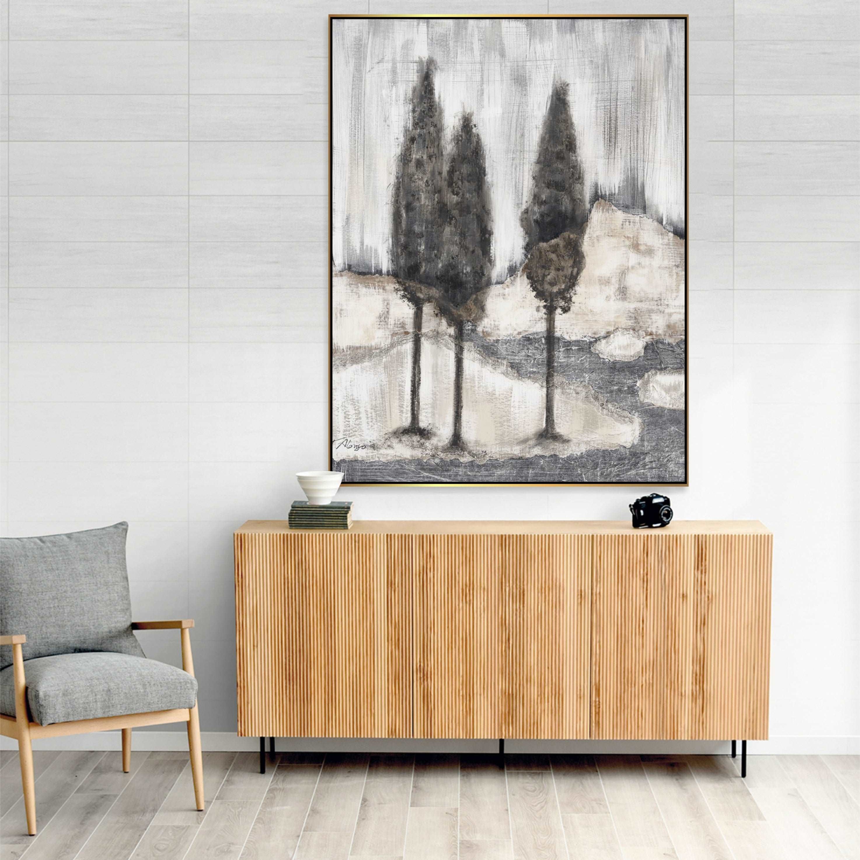 Abstract Trees Landscape Art ARBOREAL GROVE