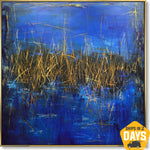 GOLDEN REEDS 50"x50"