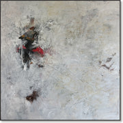 Elegant Artwork BEIGE VERTIGO 46"x46"