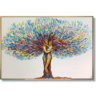 Abstract tree painting KINDRED SPIRITS