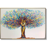 Abstract tree painting KINDRED SPIRITS