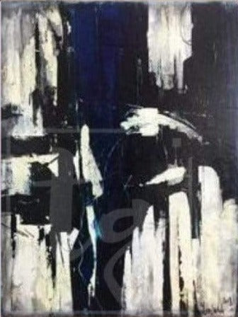 Black And White Painting On Canvas Abstract Painting On Canvas | ELEVATED CITY - Trend Gallery Art | Original Abstract Paintings