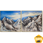 SNOWY SUMMITS 2P 36"x72"