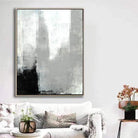 Abstract Painting in Black and White | NEW YORK - Trend Gallery Art | Original Abstract Paintings