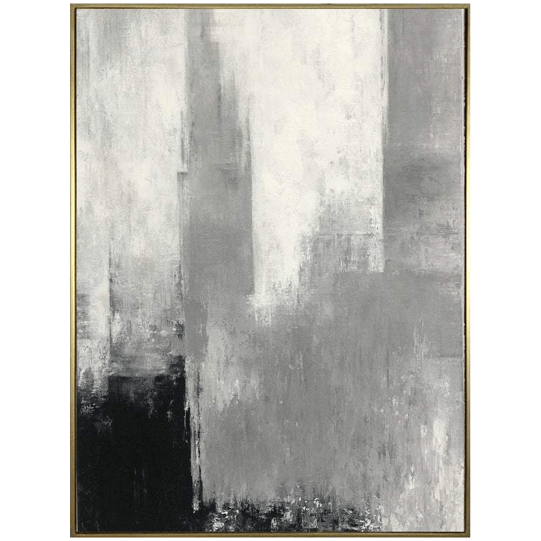 Abstract Painting in Black and White | NEW YORK - Trend Gallery Art | Original Abstract Paintings