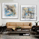 Set Of Two Original Artwork Unique Painting On Canvas Oversize Abstract Oil Painting Original Modern Art | COMPLEX DECISIONS - Trend Gallery Art | Original Abstract Paintings