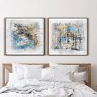 Set Of Two Original Artwork Unique Painting On Canvas Oversize Abstract Oil Painting Original Modern Art | COMPLEX DECISIONS - Trend Gallery Art | Original Abstract Paintings