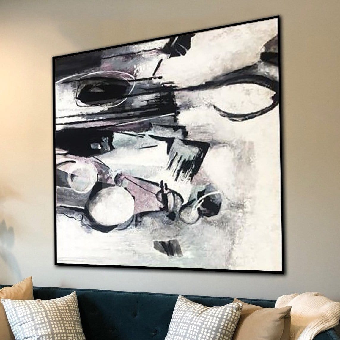 Abstract Art in Black and White | HYPNOSIS - Trend Gallery Art | Original Abstract Paintings