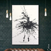 Ballet Gift Home Painting Decor Painting Dancer Black And White Oil Painting | BALLERINA CIARA
