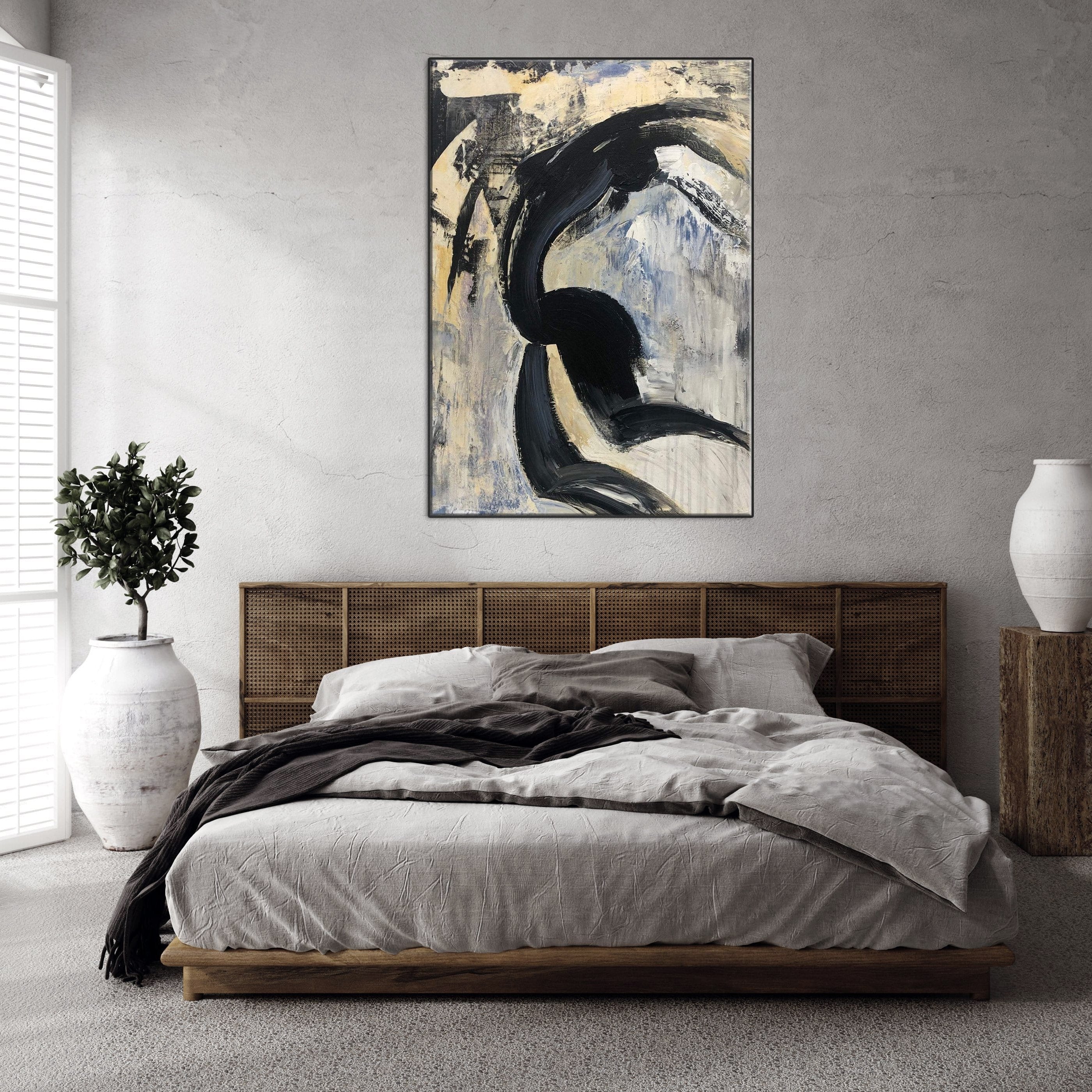 Abstract Nude Painting Large Original Oil Painting On Canvas Black And White Painting Figurative Abstract Acrylic Figurative Painting | ABSTRACT NAKED - Trend Gallery Art | Original Abstract Paintings