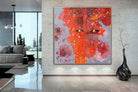 Red eyes abstract paintings on canvas | RED EYES - Trend Gallery Art | Original Abstract Paintings