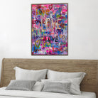 Large Original Acrylic  Abstract Hearts Painting Canvas Artwork Love Wall Art | LOVE ART - Trend Gallery Art | Original Abstract Paintings