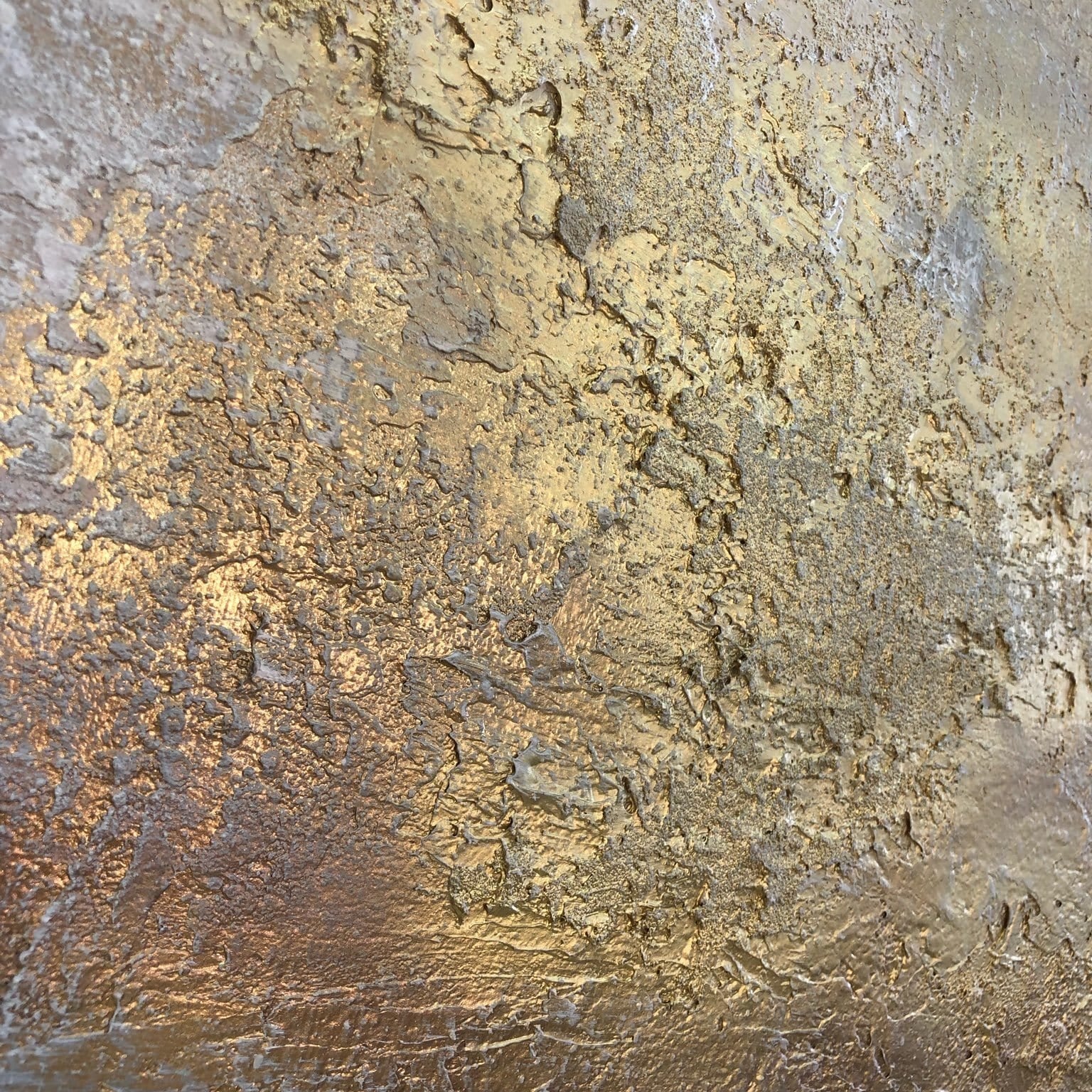 Original Abstract Gray Paintings On Canvas Gold Textured Painting Rich Texture Art Modern Handmade Painting | BRIGHT LIGHT - Trend Gallery Art | Original Abstract Paintings