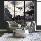 Abstract Painting Black And White Abstract Painting Black Painting White Painting Gray Painting | SEA FOAM - Trend Gallery Art | Original Abstract Paintings