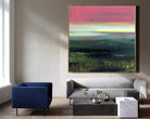 Large Abstract Painting On Canvas Abstract Oil Painting Pink Abstract Painting Modern Painting Original | MYSTERIOUS PLACE - Trend Gallery Art | Original Abstract Paintings