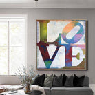 Large Original Abstract Painting Love Art Couple Romantic Wall Art | FALL IN LOVE - Trend Gallery Art | Original Abstract Paintings