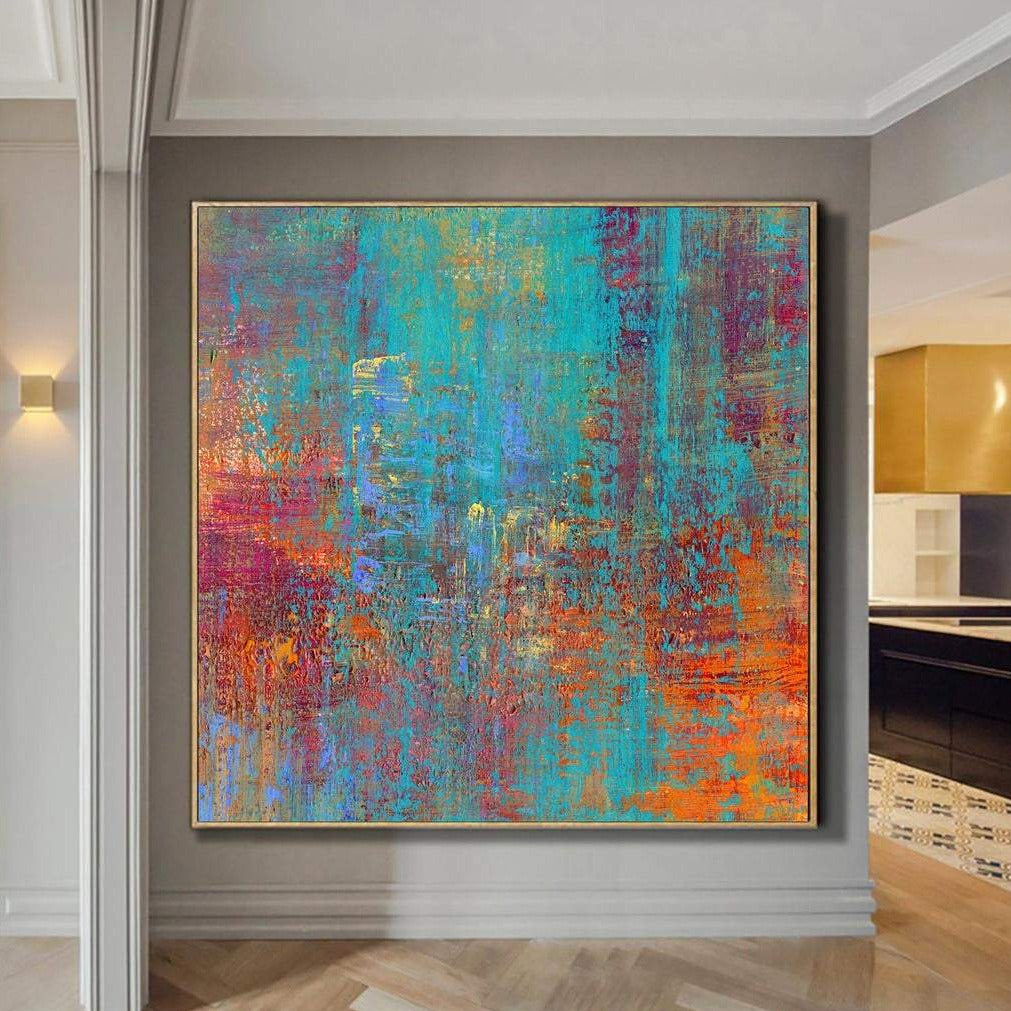 Large Colorful Wall Paintings Modern Paintings Contemporary Paintings Abstract Art | RIOT OF COLORS - Trend Gallery Art | Original Abstract Paintings