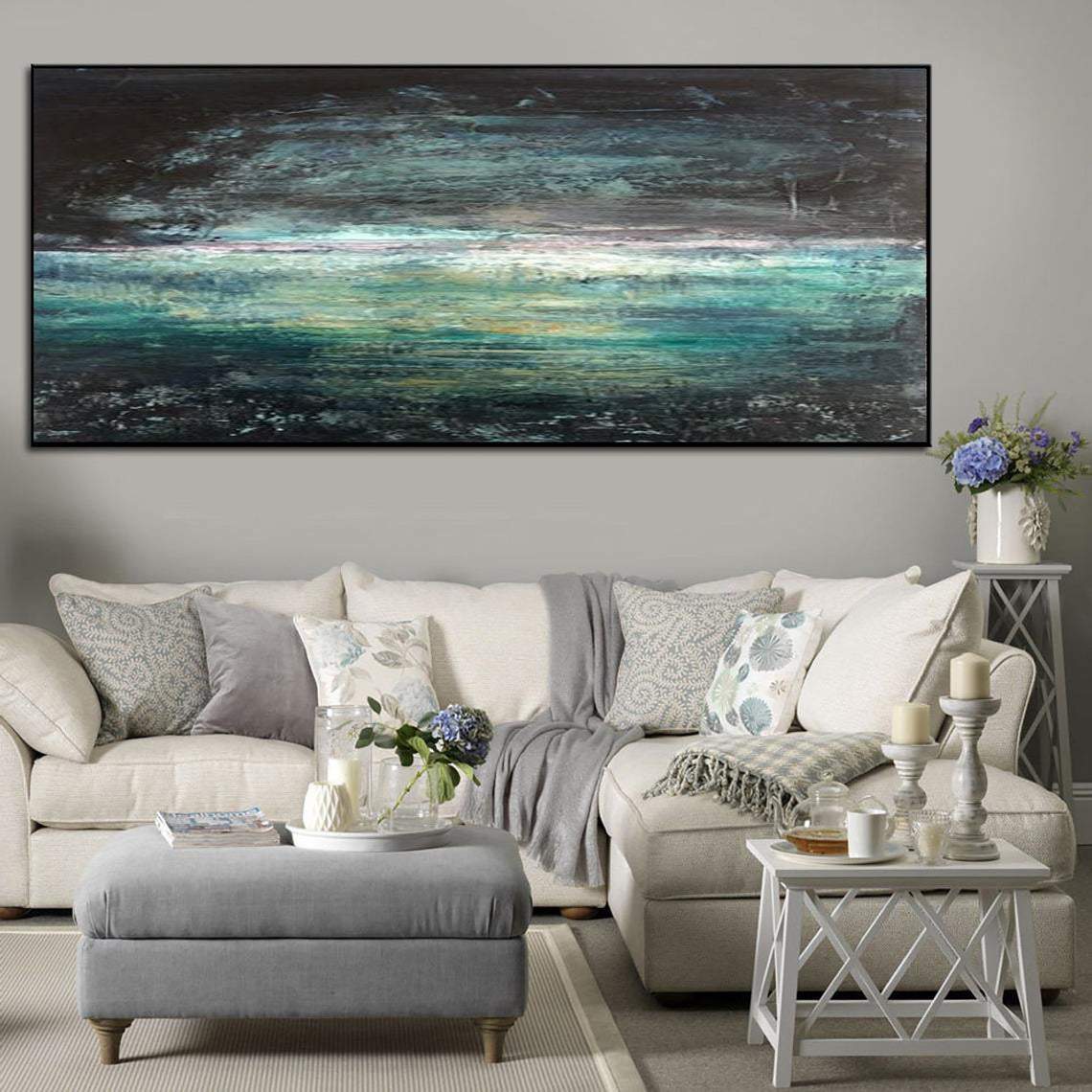 Large Original Creative Abstract Contemporary Painting Abstract Oil Painting on Canvas Fine Art Contemporary Wall Art | SPACE SEA - Trend Gallery Art | Original Abstract Paintings