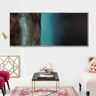 Extra Large Large Wall Art Abstract Contemporary Painting Abstract Acrylic Paintings on Canvas Aqua Abstract Painting Wall Decor | BEYOND THE HORIZON - Trend Gallery Art | Original Abstract Paintings