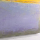 Mark Rothko Style Original Abstract Fine Art Yellow Paintings On Canvas Purple Modern Acrylic Rothko Style Painting Wall Decor | YELLOW HORIZON - Trend Gallery Art | Original Abstract Paintings