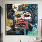 Modern Street Art Original Graffiti Art Unique Abstract Wall Paintings Neo Expressionism Painting | POWER - Trend Gallery Art | Original Abstract Paintings